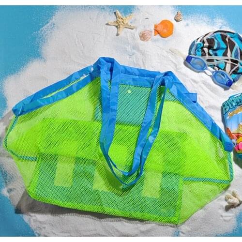 Aprince Sand Dredging Tool Sundries Storage Bag Mesh Beach Bag Outdoor ChildrenS Beach Net Bag Toy Storage Bag