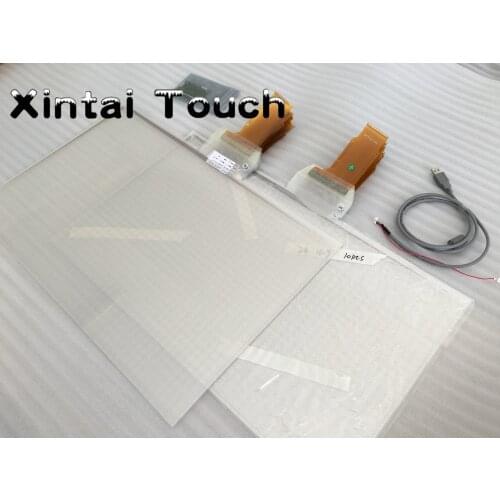 Free Shipping! Real 10 points 18.5 inch projected capacitive touch screen foil with bottom version