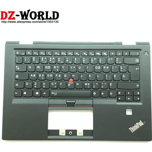 C Cover Palmrest Upper Case With CFA Canadian French Backlit Keyboard for Lenovo Thinkpad X1 Carbon 4th Gen 4 01AV227 01AV188