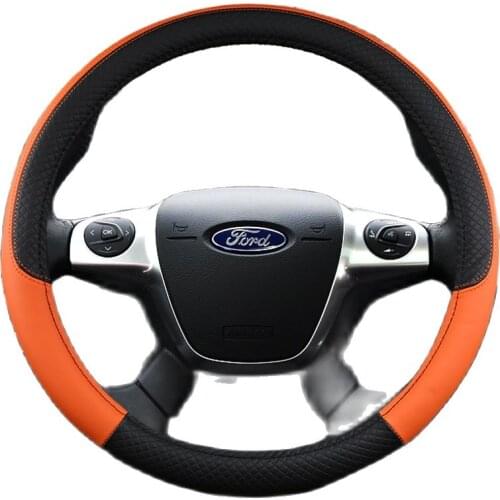 Car Steering Wheel Cover Fit For Most Cars Styling W205 CX7 MK4 F20 PS4 K3 K4 K5 free shipping steering wheel cover