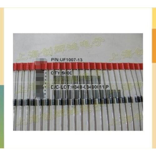 DIP fast recovery diode UF1007-13 uf1007 DO-. 41 (1A1000V)