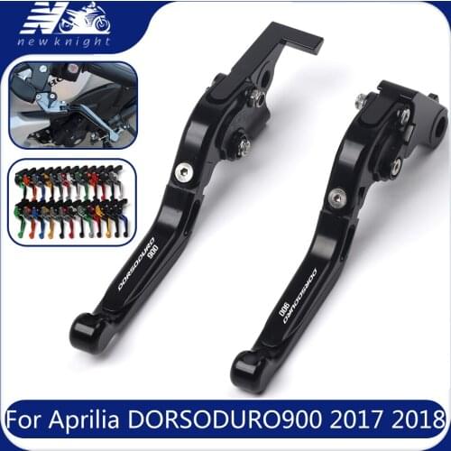 For Aprilia DORSODURO900 DORSODURO 900 2017 2018 Motorcycle CNC Adjustable Folding Extendable Brake Clutch Lever Accessories