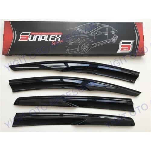 For PEUGEOT 307 Rain Wind Deflector 2001-2008 Sunshade Curtains Car Windshield Auto Accessory Universal Spilitter Mud Flaps