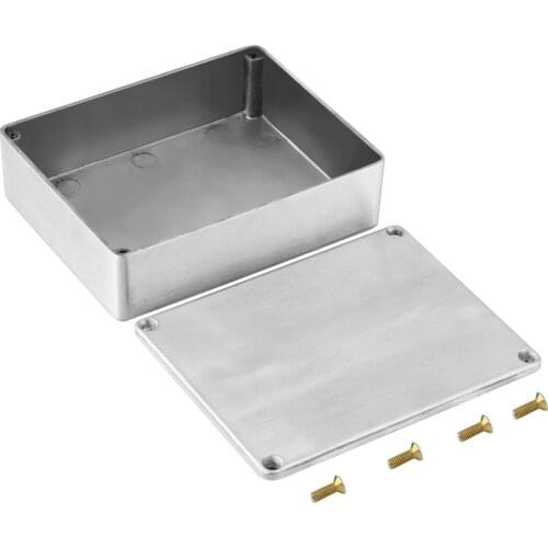 TSAI Effects Pedal Aluminum Stomp Box 120*93*35mm Style Enclosure for Guitar Instrument Cases Storage holder high quality