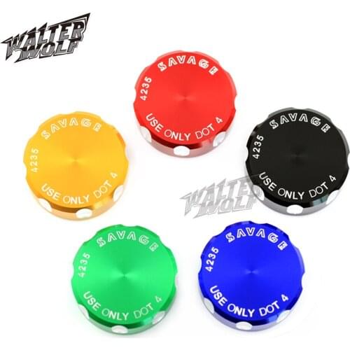 Rear Brake Fluid Oil Cover For SUZUKI RM 125 250 80 DR 350 RMX HONDA CBR 1000RR Aprilia SMV 750 Motorcycle Accessories Reservoir