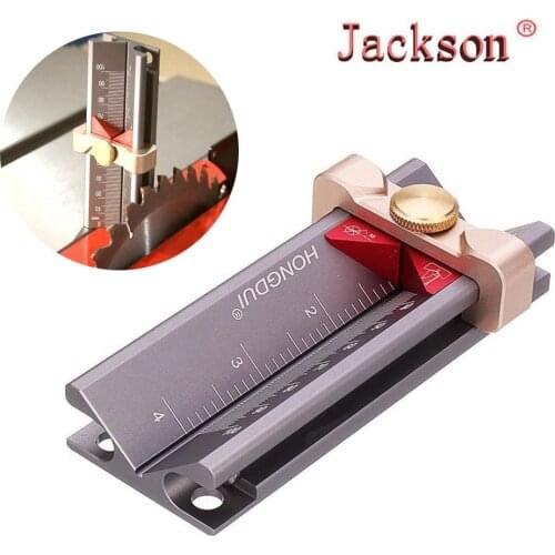Multi-functional Woodworking Tools Height Gauge Limit Ring Installation Aid Drill Angle Measurer High Precision Rule