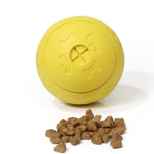 Pet Dog Soft Food Leaking Ball Food Leakage Snack Feeding Toy Food Food Control Interactive Dispensing Rubber Ball Chew Toys