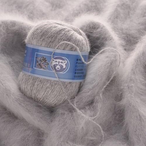 70g Long hair Mink cashmere line Mink cashmere yarn jewelry Hand-knitted coarse merino wool yarn for knitting wholesale VQ001