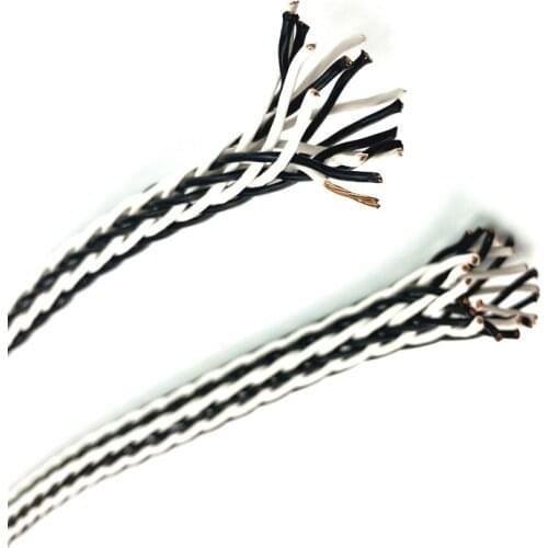 New 8TC/12TC 7N OCC Speaker Cable DIY Bulk Amplifier HiFi Audio Line for HiFi Audio Amplifier CD Player