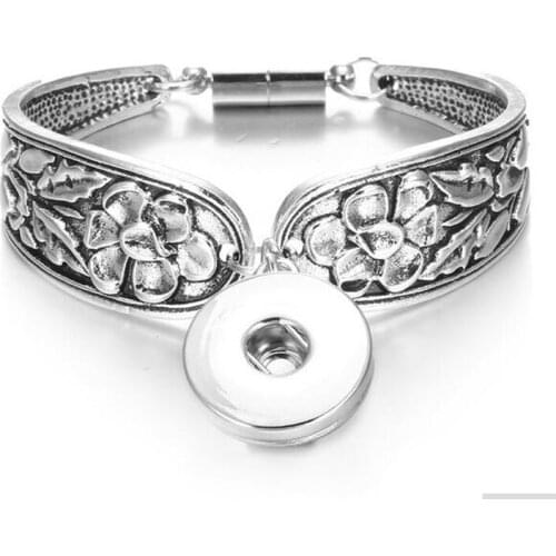 New Magnet Bohemian Watches For Women Jewelry On Direction Vintage 18mm metal Snap Button Bracelet