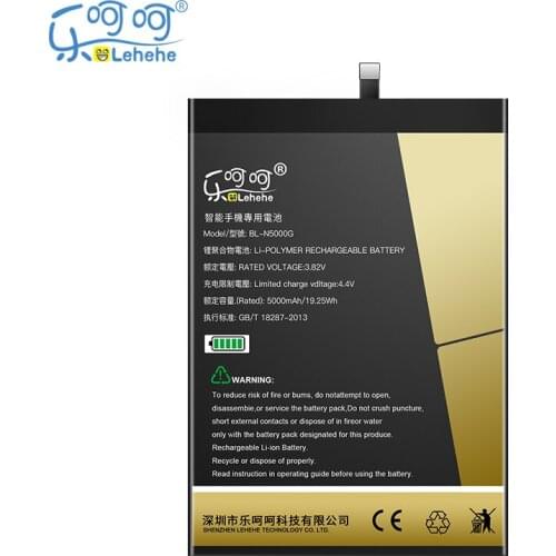 New LEHEHE BL-N5000G Battery for GIONEE GN5007 DAJINGANG2 G5007L 5000mAh with Tools Gifts