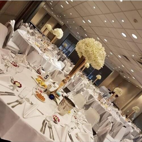 55cm Tall)12pcs)Wholesale tall gold candelabra wedding table top vase Centerpieces yudao1326