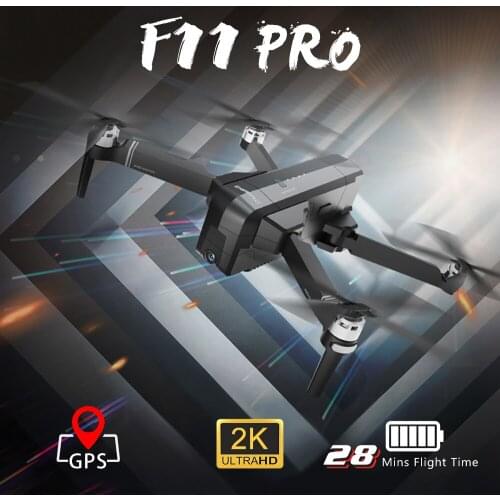 Sjrc F11 Pro Gps Drone With 2khd Wifi Fpv Camera/ F11 2K Brushless Quadcopter 25 Minutes Flight Time Foldable Dron Vs Sg906