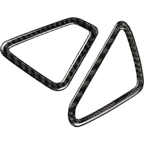 Carbon Fiber Upper Air Vent Outlet Cover Trim For BMW X5 F15 X6 F16 2014-2017