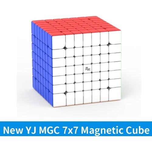 YJ MGC 7x7 M Speed Cube Puzzle Magnetic Magic Cube YongJun YJ MGC 7x7x7 Competition Magic Magico Cubo WCA Kids Toys 67.5mm