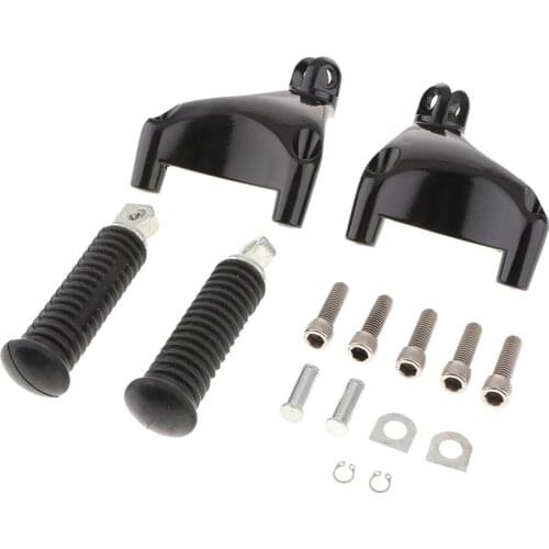 Motorcycle Passenger Rear Footrest Pegs for XL 1200 04-13