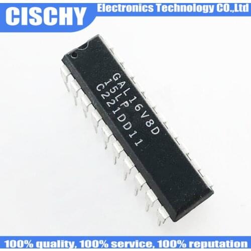 10pcs/lot GAL16V8D GAL16V8D-15LP GAL16V8D-15LPN GAL16V8D-15LPI DIP-20 In Stock