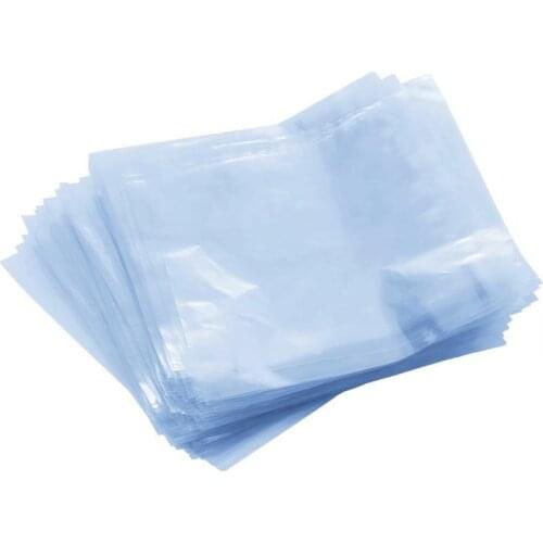 200 Pcs 6X6 inch Waterproof POF Heat Shrink Wrap Bags for Soaps Bath Bombs and DIY Crafts (Transparent)