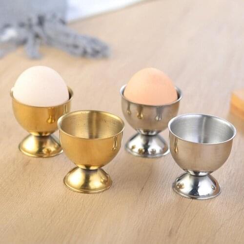 40ml Egg Cup Eco-friendly Rust-proof Stainless Steel Boiled Egg Container Cup for Bar Egg Cup