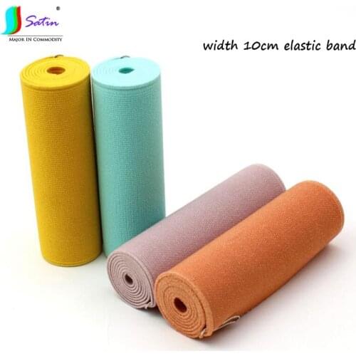 50 Colors Bag Clothing Waist Diy Decorate Material Width 10cm Colorful High Quality Elastic Band S0660L