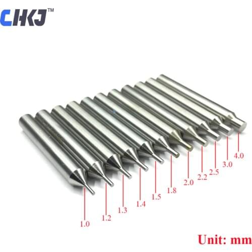 CHKJ Universal HSS Guide Pins for All Vertical Key Cutting Machine Locksmith Tools 1.0/1.2/1.5/2.0/2.5/3.0/4.0mm Drill Bit