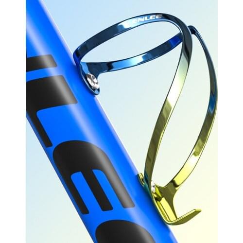 ENLEE Bicycle Water Bottle Holder High Density Aluminum Alloy Plating Colors Ultralight 23g Bottle Cage Multi Colors Available