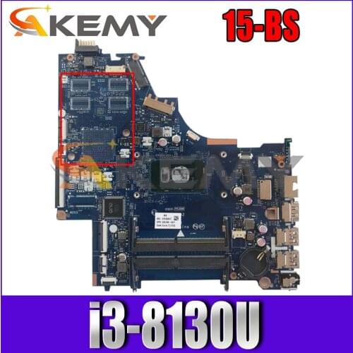L15871-601 L15871-001 For HP Pavillion 15-BS i3-8130U Notebook Mainboard LA-E802P SR3W0 DDR4 Laptop motherboard
