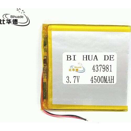 Li-Po 3.7V,4500mAH,[437981] NTC;PLIB;polymer lithium ion / Li-ion battery for tablet pc;POWER BANK;CELL PHONE