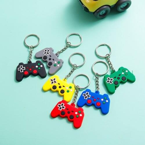 New Creative Personality Simulation Game Keychain Ring Pendant Men And Women Couple Key Chain Bag Pendant Wholesale