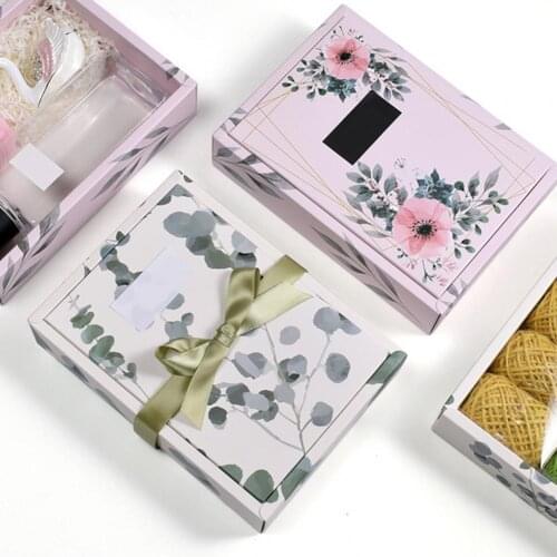 10Pcs Gift Box Paper Boxes Candy Gift Box Towel Clothes Party Favors Packaging Decor Storage Container Package Box Party Bag