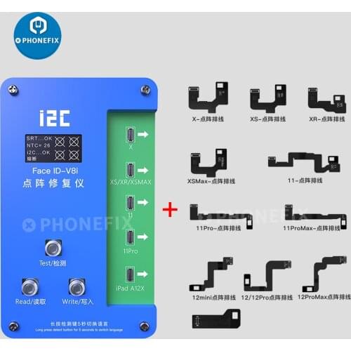 I2C Iface V8 Programmer Fix iPhone Face ID Not Working for iPhone X-11Pro Max Face ID Repair Tool Replace JC Dot Matrix Cable
