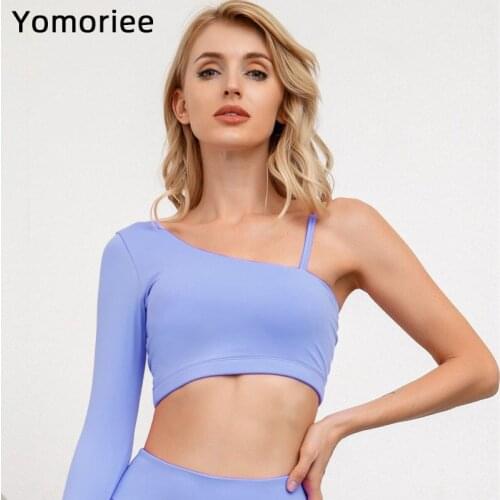 Sports Long-sleeved T Shirt Breathable Outdoor Gym Workout Running Push-up Training Halter Fitness Yoga Tights Sexy Crop Top