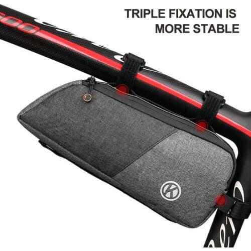 2021 Bike Bicycle Bag Front Tube Frame Phone Triangle Pouch Waterproof Panniers Cycling Bicycle Bags Bicycle Accessories Hot