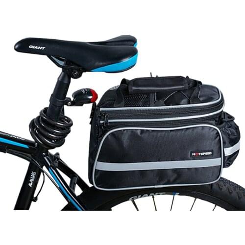 Bicycle Bag 12-26L Portable Bike Bag Pannier Rear Rack Tail Seat Trunk Pack MTB Bicycle Carrier Bag Bike Accessories