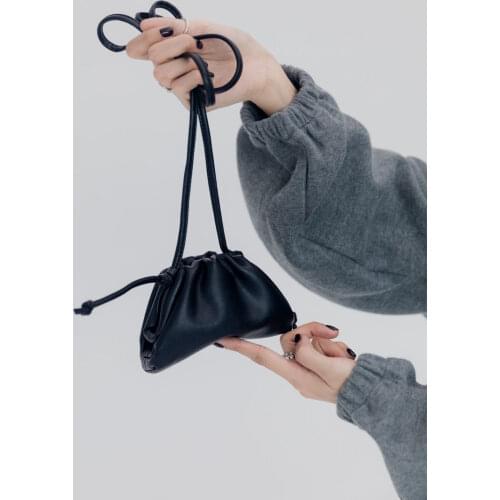 Cloud Bag Mini Change Fashion Niche Design Messenger Cosmetic Bag All-Match Portable Dumpling-Shaped Spring Summer Styles