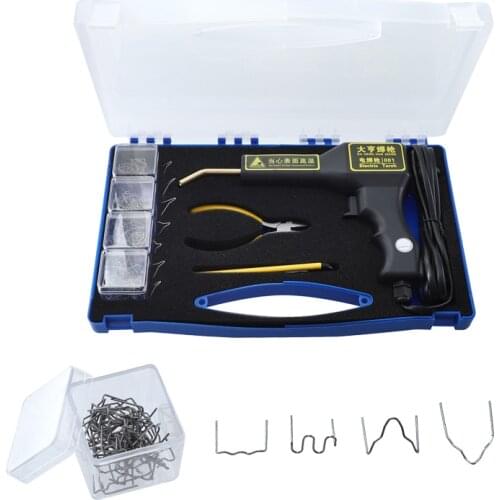 Plastic Welder 207pcs Hot Stapler Plastic Welding Bumper Auto Body Tool Welder Machine Kit