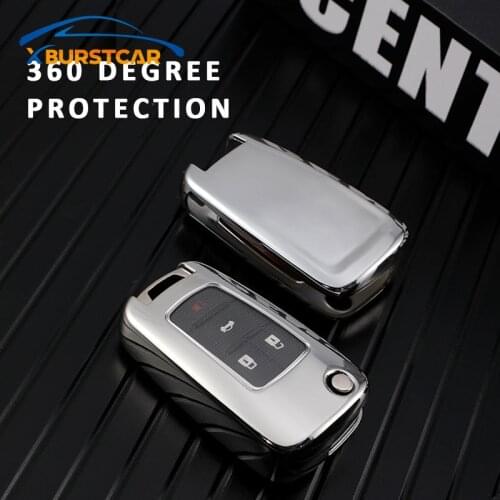 Xburstcar For Buick Opel Vauxhall Astra Corsa Insignia Mokka For Chevrolet Cruze Aveo Trax Malibu Captiva TPU Car Key Case Cover