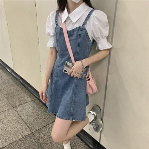 YaSuGuoJi Fashion Denim Dresses