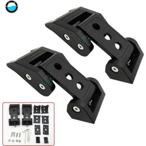 1set Engine cover Black Aluminum Car Engine Hood Latch Catch Cover for Jeep Wrangler JK JL 2019 Car Accessories