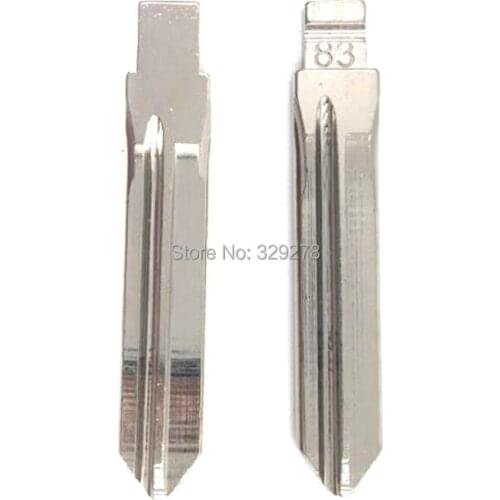 10pcs/lot 83# Replacement Flip Remote Key Blade Car Key blank For Citroen Key Blade NO.83 blade