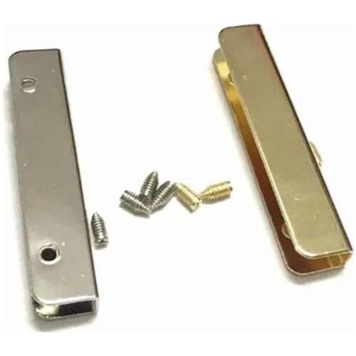 16cm Metal Edging strip Wallet frame wallet edging straight Purse edging Light Gold