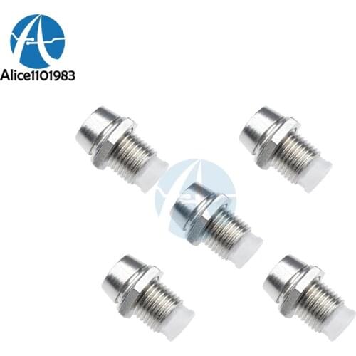 5Pcs lot 5MM Chrome Silver Metal Bezel LED Holder Mount Panel Display Base Rubber Kit