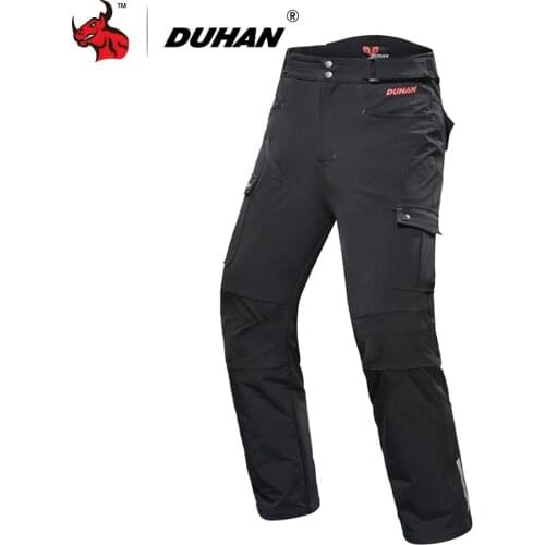 DUHAN Motorcycle Pants summer Men moto Motocross Pants Windproof Pantalon Moto Cargo Pants With CE Certification Protection
