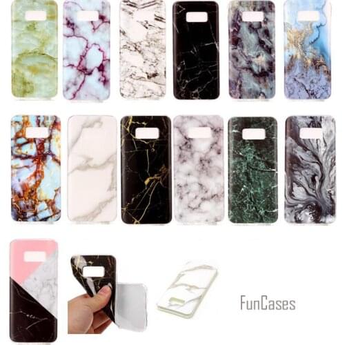 Phone Cases For Samsung Galaxy S8 plus Case Marble Stone image Painted Cover Mobile Phone Bags & Case For Samsung S8 plus