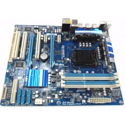 For Gigabyte GA-P55A-UD3 Original Used Desktop Motherboard P55A-UD3 P55 Socket LGA 1156 DDR3 ATX On Sale