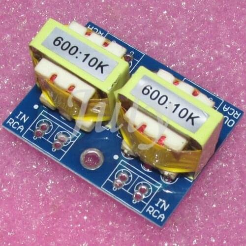 E19 Permalloy 600: 10K audio signal boost isolation transformer, 4 times amplification, for audio microphone