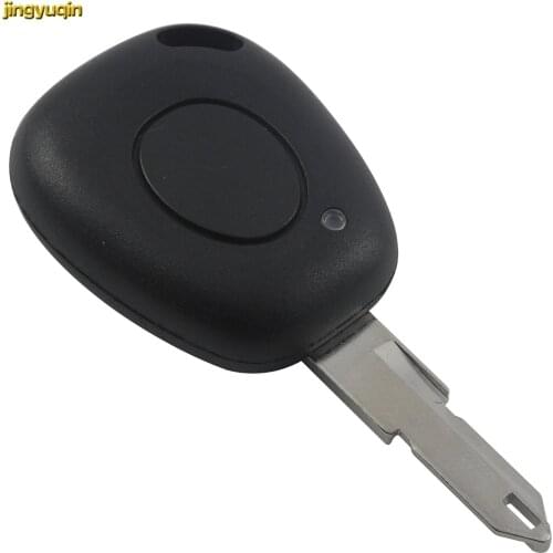 Jingyuqin 10pcs 1Button Key Shell Case for Renault Megane Scenic Laguna Flip Fob Car Key Case NO Chip Keyless Entry Remote Key