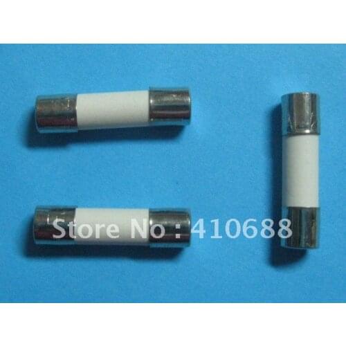 Ceramic Fuse 5A 250V 6mm x 30mm Fast Blow 100 Pcs Per Lot Hot Sale HIGH Quality