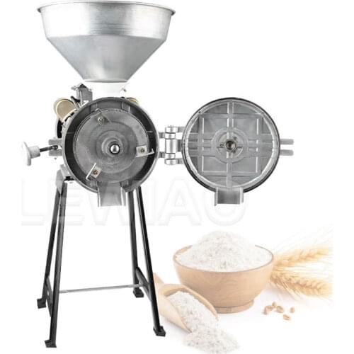 Easy To Operate Animal Poultry Feed Dry And Wet Milling Machine Corn Flour Grinding Machine Grain Rice Bean Stuff Grinder