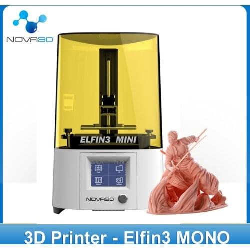 NOVA3D Drukarka 3d Printer 5.5Inch MONO Elfin3 LCD UV Resin 3D Print APP Control Fast Printing Speed 3D Printer Kit impresora 3d